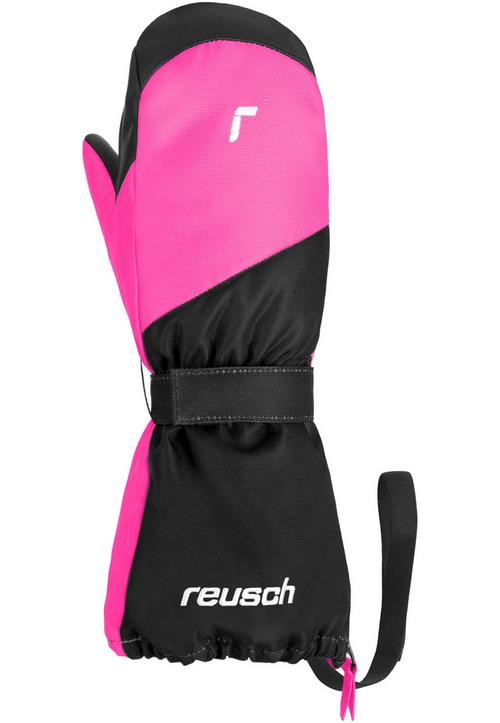 Rückansicht von Reusch Lucky R-TEX® XT Mitten Skihandschuhe Kinder 7720 black/pink glo