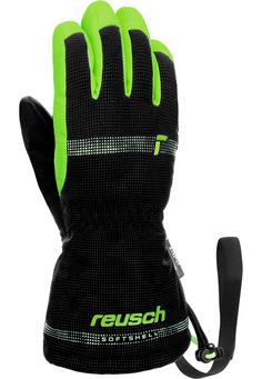 Rückansicht von Reusch Maxi R-TEX XT Skihandschuhe Kinder 7781 black/green gecko