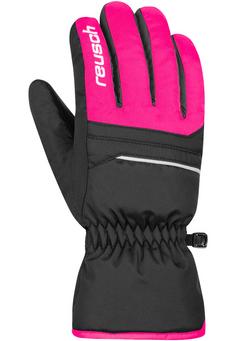 Rückansicht von Reusch Alan Junior Outdoorhandschuhe Kinder 7720 black/pink glo