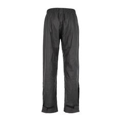 Rückansicht von PRO-X-elements PACKable Regenhose Herren Schwarz