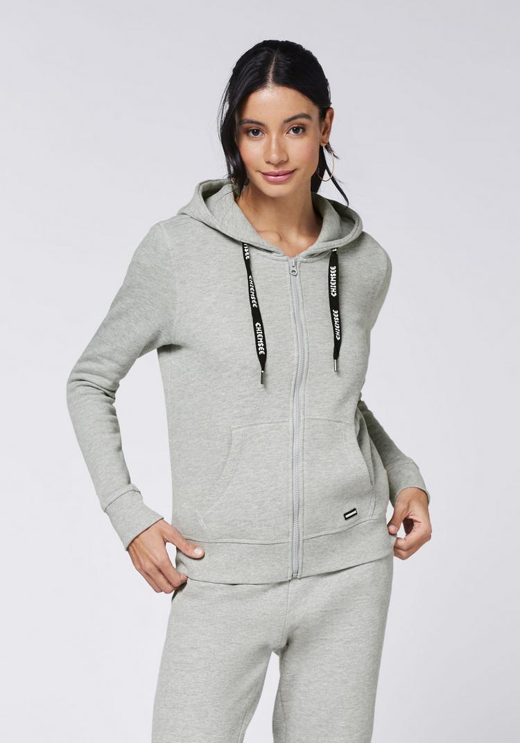 Chiemsee Chiemsee Sweatjacke Sweatjacke Damen - 17-4402M Neutral Gray Melange - 0 | SportScheck