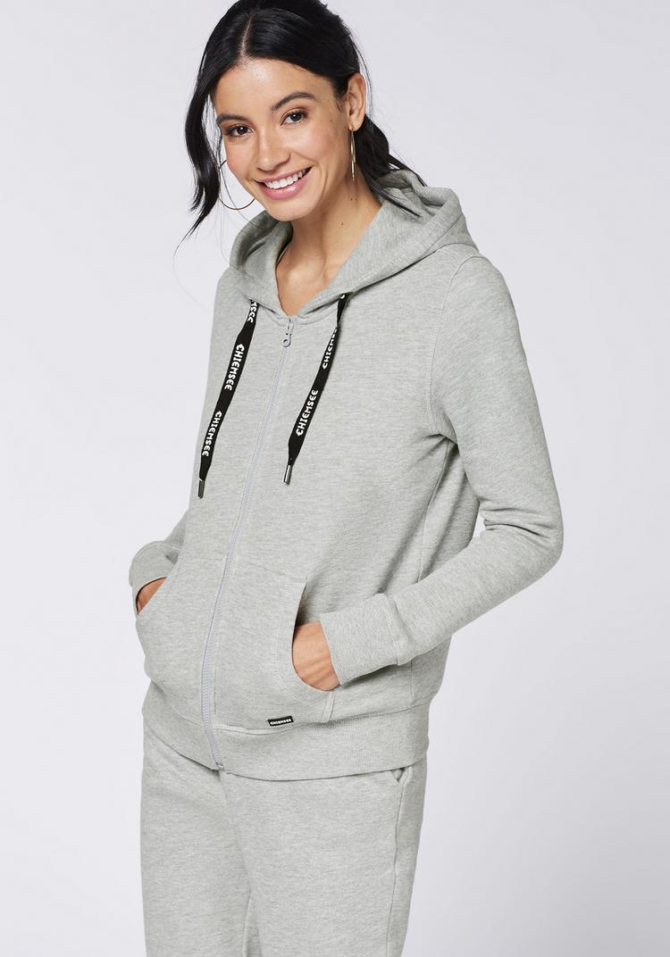 Chiemsee Chiemsee Sweatjacke Sweatjacke Damen - 17-4402M Neutral Gray Melange - 3 | SportScheck