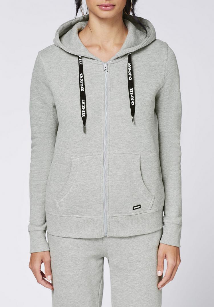 Chiemsee Chiemsee Sweatjacke Sweatjacke Damen - 17-4402M Neutral Gray Melange - 4 | SportScheck