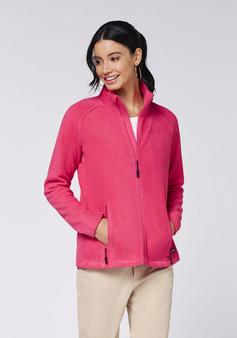 Rückansicht von Chiemsee Fleece-Jacke Fleecejacke Damen 18-1754 Raspberry