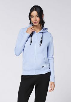 Rückansicht von Chiemsee Sweatjacke Sweatjacke Damen 16-3922 Brunnera Blue