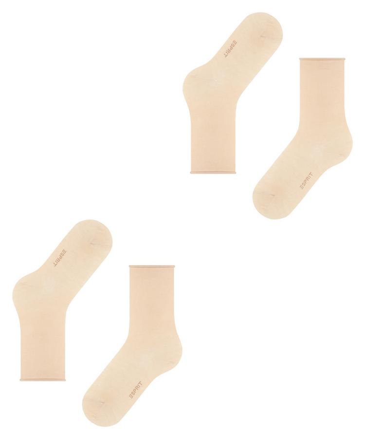 ESPRIT ESPRIT Basic Pure SO 2-Pack Socken Damen - cream (4011) - 2 | SportScheck