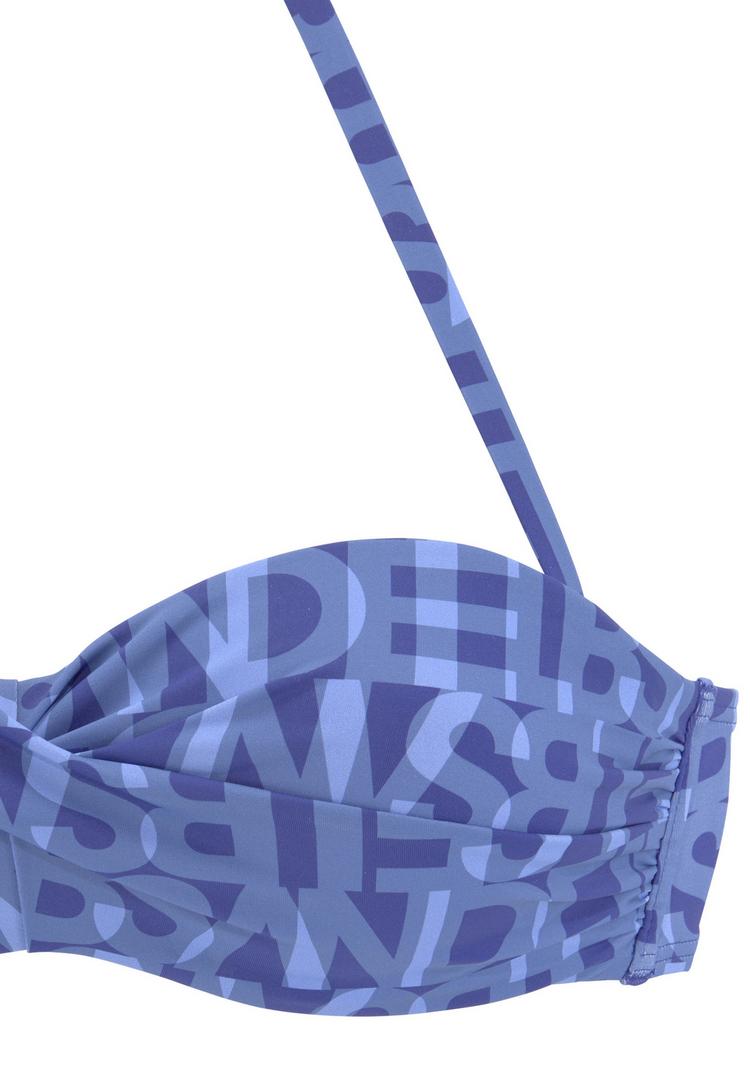 ELBSAND ELBSAND B&uuml;gel-Bandeau-Bikini-Top Bikini Oberteil Damen - blau - 0 | SportScheck