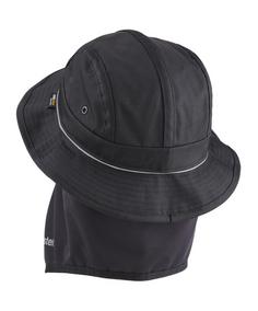 Rückansicht von PUMA X PLEASURES Bucket Hat Cap schwarz