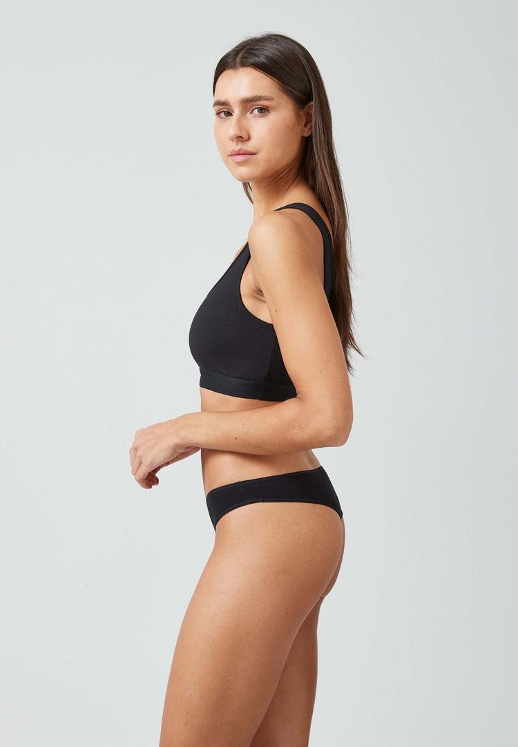 Snocks Snocks Brazilian Slips aus Bio-Baumwolle Unterhose Damen - Schwarz - 4 | SportScheck