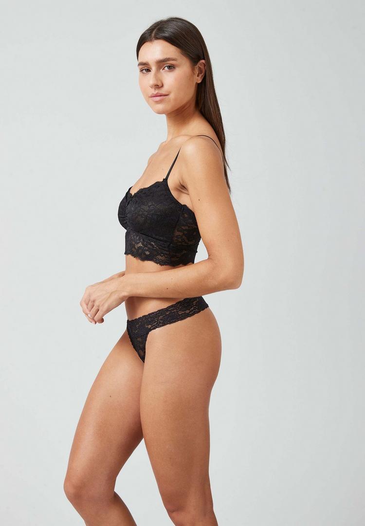 Snocks Snocks Tangas aus Spitze Unterhose Damen - Schwarz - 3 | SportScheck