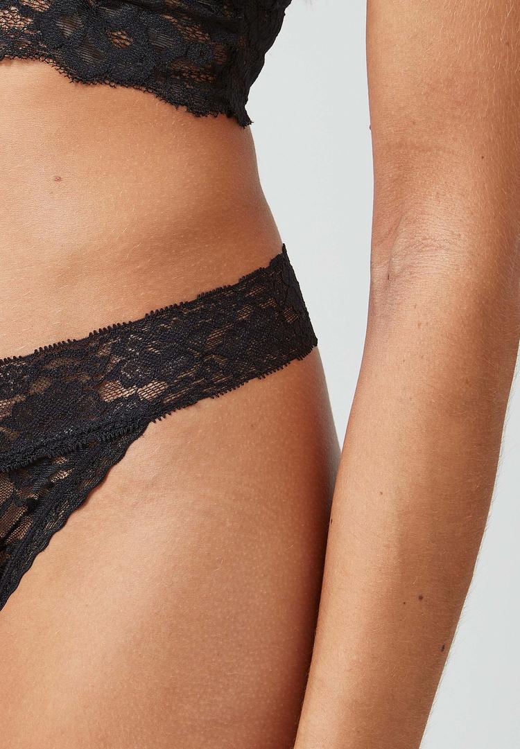 Snocks Snocks Tangas aus Spitze Unterhose Damen - Schwarz - 4 | SportScheck