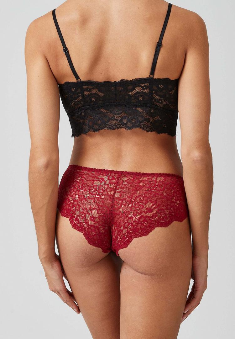 Snocks Snocks Hipster Panties aus Spitze Unterhose Damen - Dunkelrot - 1 | SportScheck