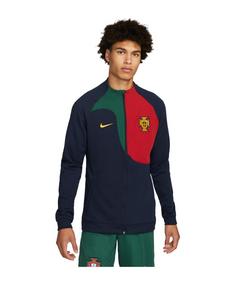 Nike Portugal Trainingsjacke Trainingsjacke dunkelblaugruengold