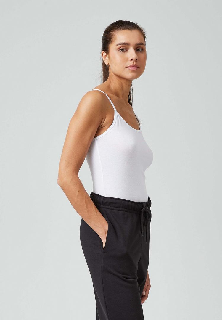 Snocks Snocks Spaghetti Top aus Bio-Baumwolle Tanktop Damen - Wei&szlig; - 2 | SportScheck