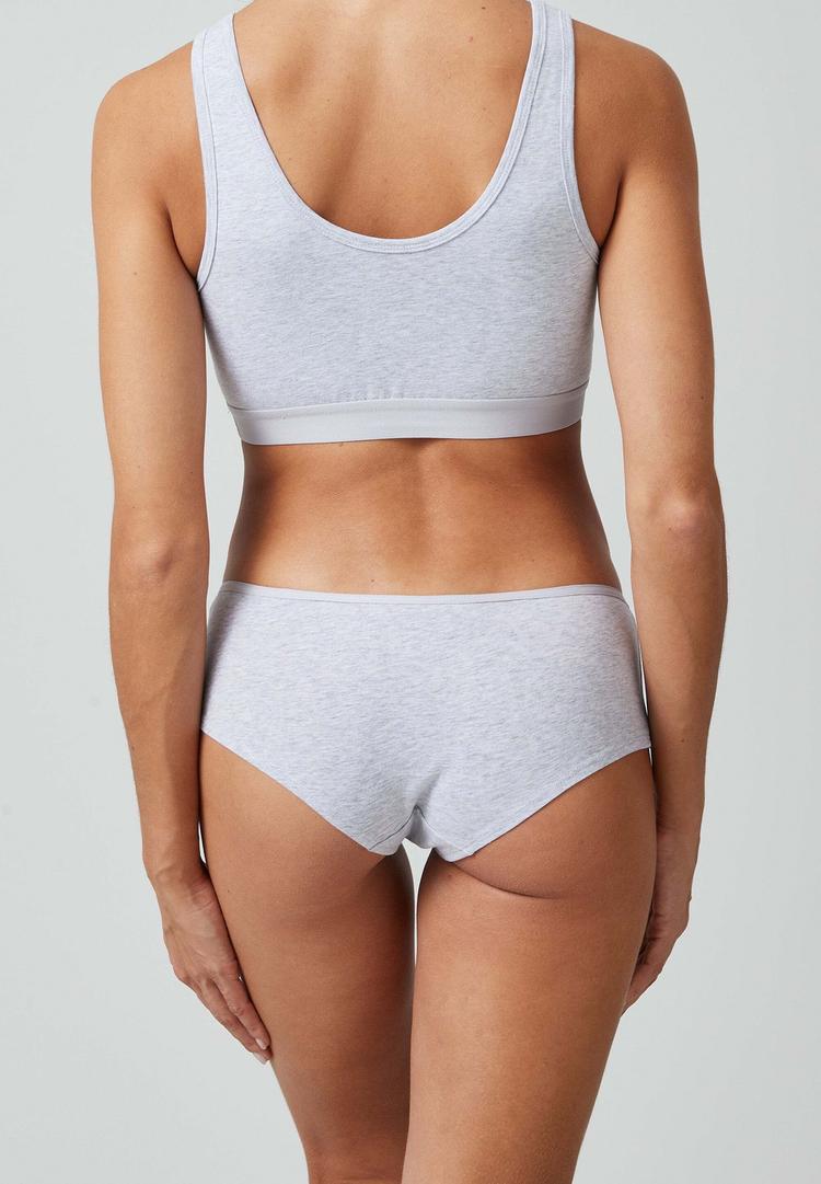 Snocks Snocks Hipster aus Bio-Baumwolle Unterhose Damen - Mix (Wei&szlig;/Hellgrau/Schwarz) - 1 | SportScheck