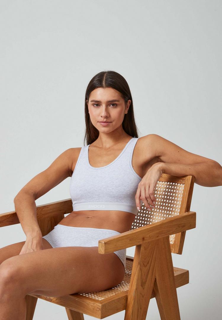 Snocks Snocks Hipster aus Bio-Baumwolle Unterhose Damen - Mix (Wei&szlig;/Hellgrau/Schwarz) - 7 | SportScheck