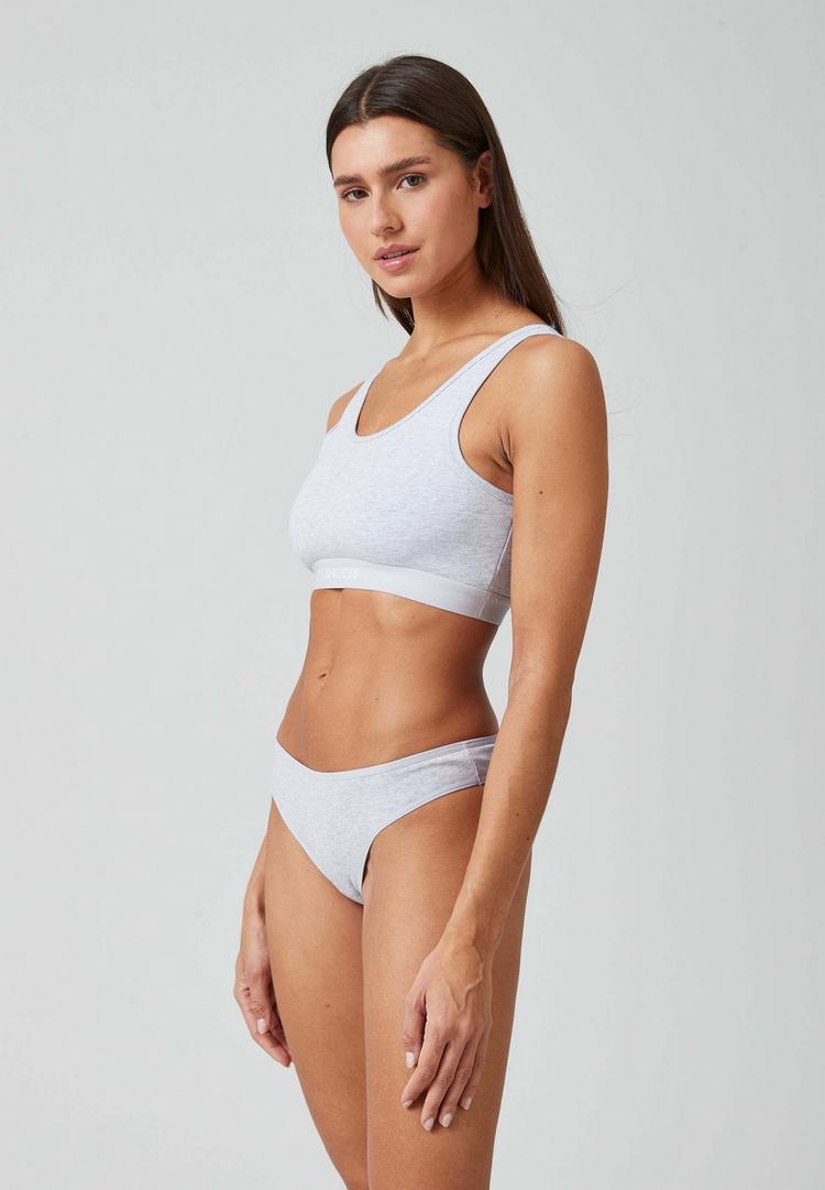 Snocks Snocks Tangas aus Bio-Baumwolle Unterhose Damen - Mix (Wei&szlig;/Hellgrau/Schwarz) - 3 | SportScheck