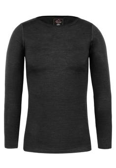 normani Outdoor Sports Merino Mandurah Langarmshirt Damen Anthrazit