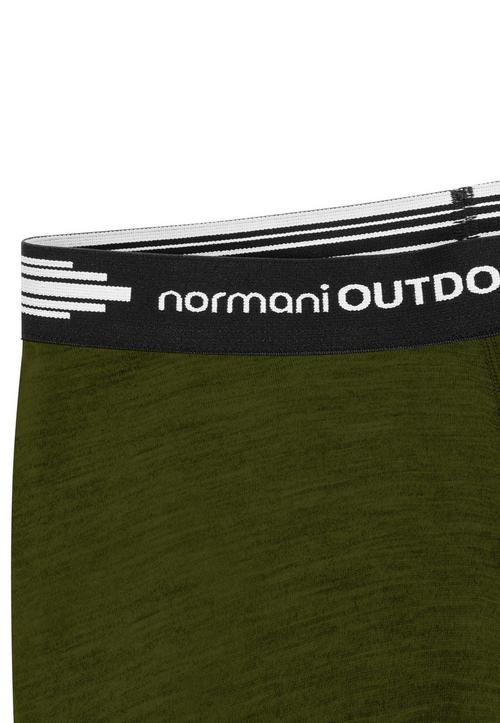 Rückansicht von normani Outdoor Sports Merino Perth Thermounterhose Damen Grün