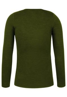 Rückansicht von normani Outdoor Sports Merino Mandurah Langarmshirt Damen Grün