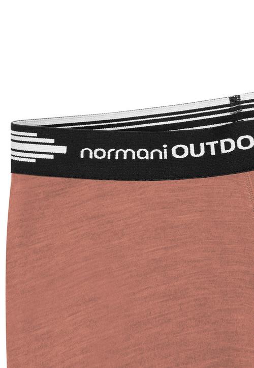 Rückansicht von normani Outdoor Sports Merino Perth Thermounterhose Damen Rosa
