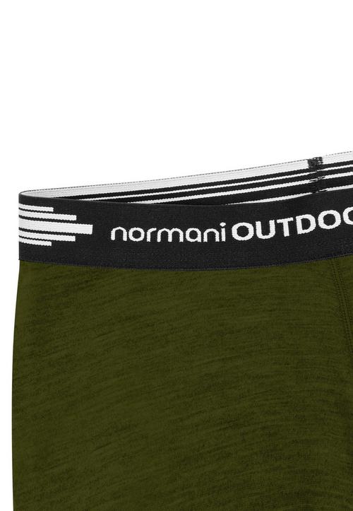 Rückansicht von normani Outdoor Sports Merino Melbourne/Sydney Wäscheset Herren Grün