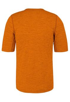 Rückansicht von normani Outdoor Sports Merino Darwin T-Shirt Herren Orange