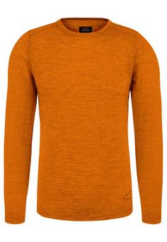 normani Outdoor Sports Merino Melbourne Langarmshirt Herren Orange