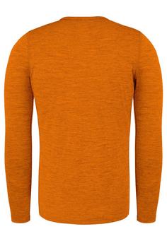 Rückansicht von normani Outdoor Sports Langarmshirt Herren Orange