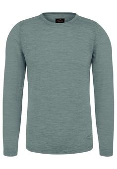 normani Outdoor Sports Merino Melbourne Langarmshirt Herren Blau