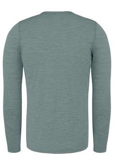 Rückansicht von normani Outdoor Sports Merino Melbourne Langarmshirt Herren Blau