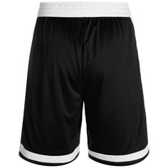 Rückansicht von Wilson Fundamentals Reversible Basketball-Shorts Herren schwarz / weiß