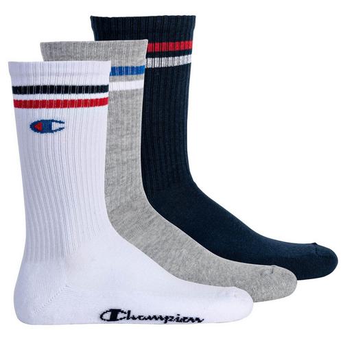 Rückansicht von CHAMPION Socken Freizeitsocken Schwarz/Weiß/Grau