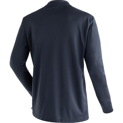 Rückansicht von Maier Sports Ulrich Langarmshirt Herren Marine