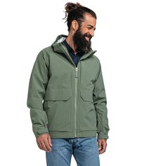 Rückansicht von Schöffel Jacket Lausanne M Outdoorjacke Herren 6970 grün