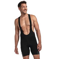 Rückansicht von Schöffel Skin Pants Solo Bib 4h M Fahrradtights Herren black