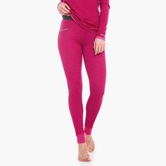 Rückansicht von Schöffel Merino Sport Pants long W Thermounterhose Damen raspberry sorbet