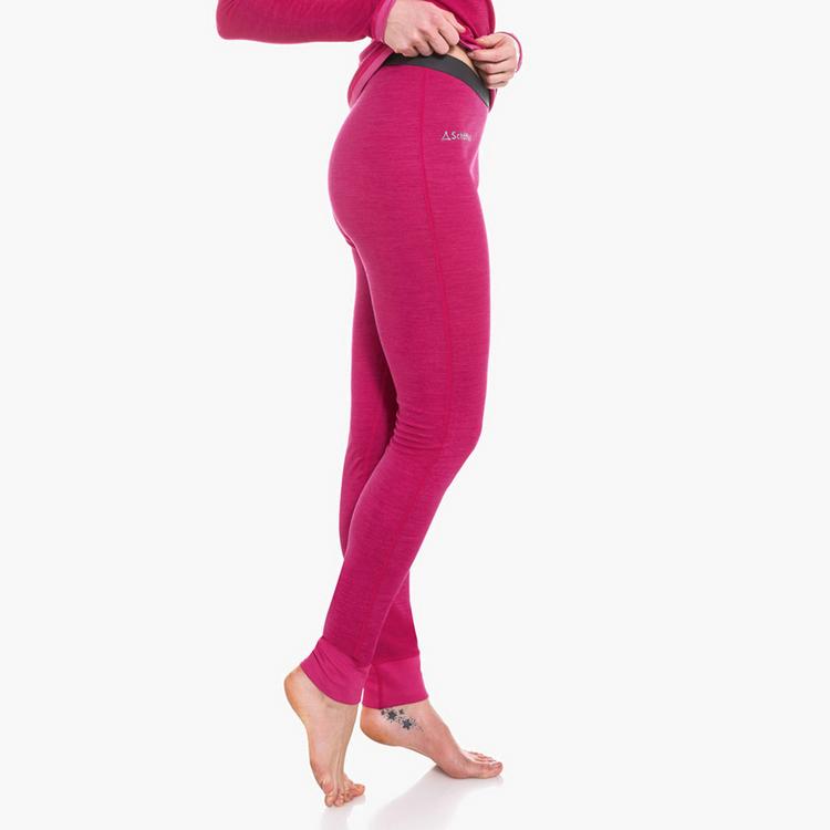 Sch&ouml;ffel Sch&ouml;ffel Ski Merino Sport Pants long W Funktionsunterhose Damen - raspberry sorbet - 2 | SportScheck