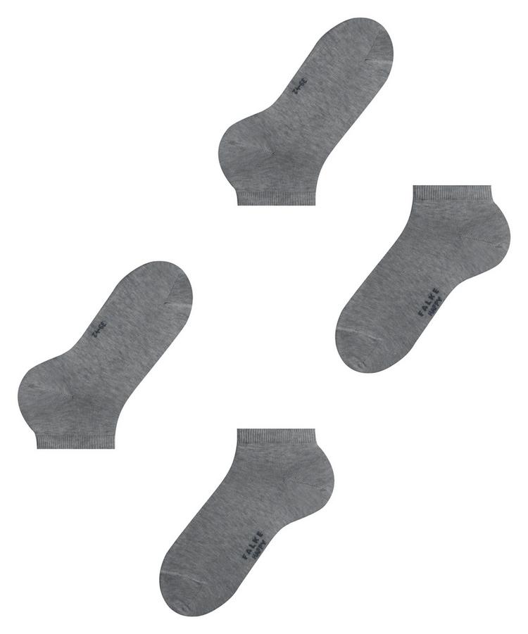 Falke Falke Happy  2-Pack Sneaker Socken Herren - light greymel. (3390) - 2 | SportScheck