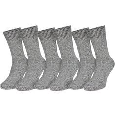 Black Snake 3er Pack Norweger Wollsocken Skisocken Grau