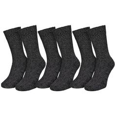 Black Snake 3er Pack Norweger Wollsocken Skisocken Anthrazit