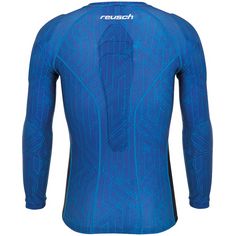 Rückansicht von Reusch Compression Shirt Padded Funktionsshirt 4010 deep blue / deep blue