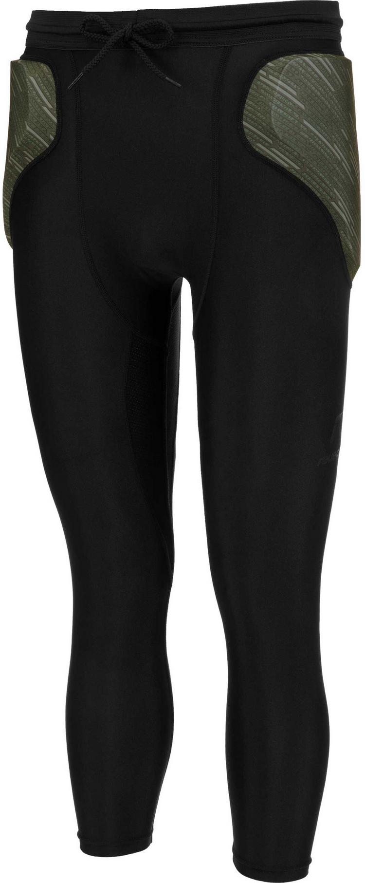 Reusch Reusch Padded Eco Short 3/4 Torwarthose - 7050 black / desert green - 0 | SportScheck