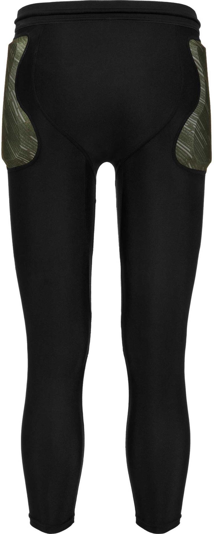 Reusch Reusch Padded Eco Short 3/4 Torwarthose - 7050 black / desert green - 1 | SportScheck