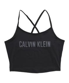 Calvin Klein Cropped Tanktop Damen Tanktop Damen schwarzweiss