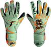 Reusch Pure Contact Fusion Junior Torwarthandschuhe - 5444 shark green / shocking or
