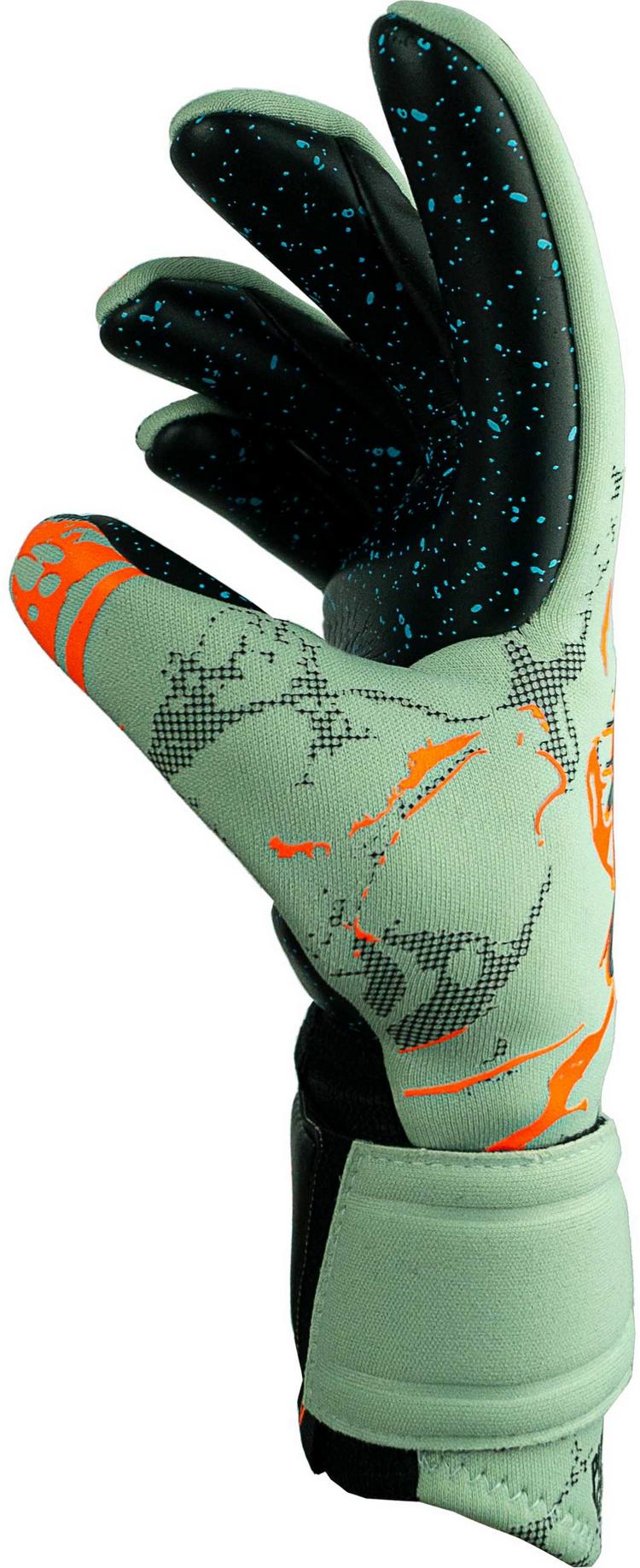 Reusch Reusch Pure Contact Fusion Junior Torwarthandschuhe - 5444 shark green / shocking or - 1 | SportScheck