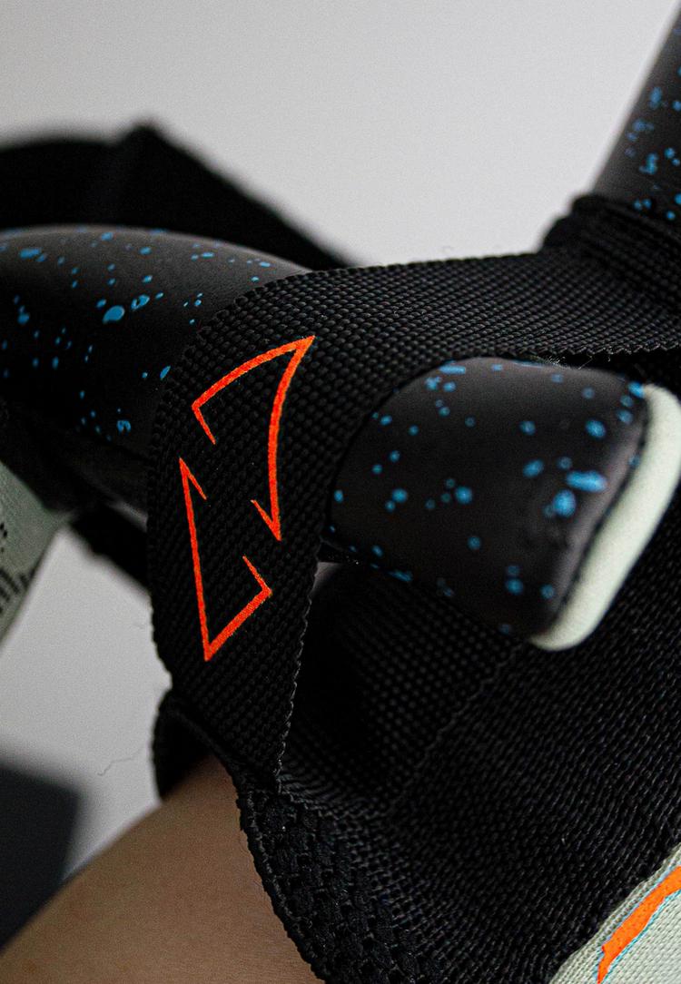 Reusch Reusch Pure Contact Fusion Junior Torwarthandschuhe - 5444 shark green / shocking or - 5 | SportScheck