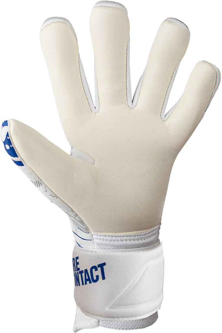Reusch Reusch Pure Contact Silver Junior Torwarthandschuhe - 1089 white / deep blue - 0 | SportScheck