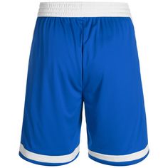 Rückansicht von Wilson Fundamentals Reversible Basketball-Shorts Herren blau / weiß
